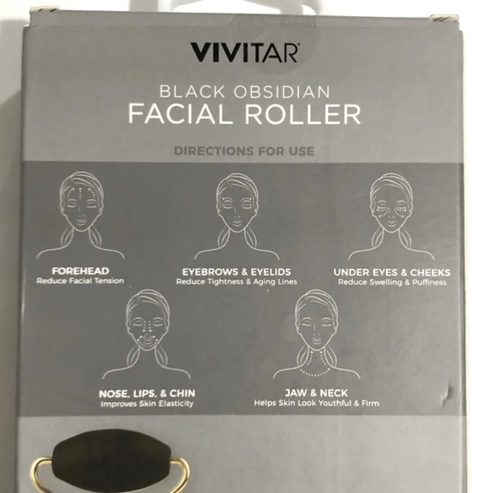 Black Obsidian Face Roller